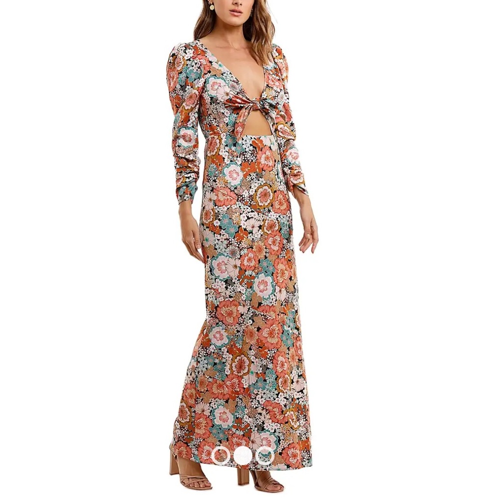 For Love and Lemons Floral Maxi Dress